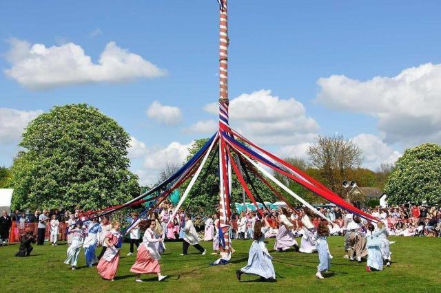 Maypole Dancing