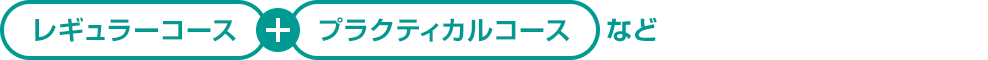レギュラーコース+プラクティカルコース