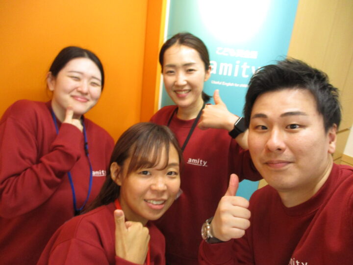 スタッフの協力体制も自慢です一之江校のこども英語・英会話教室アミティー