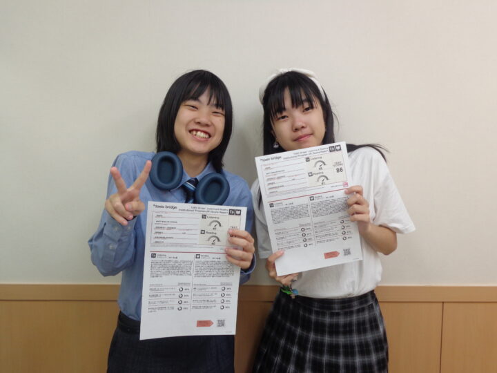 🌟TOEIC Bridgeに一発合格！しかも高得点！次はTOEICに向けて、準備を進めます。二子玉川校のこども英語・英会話教室アミティー