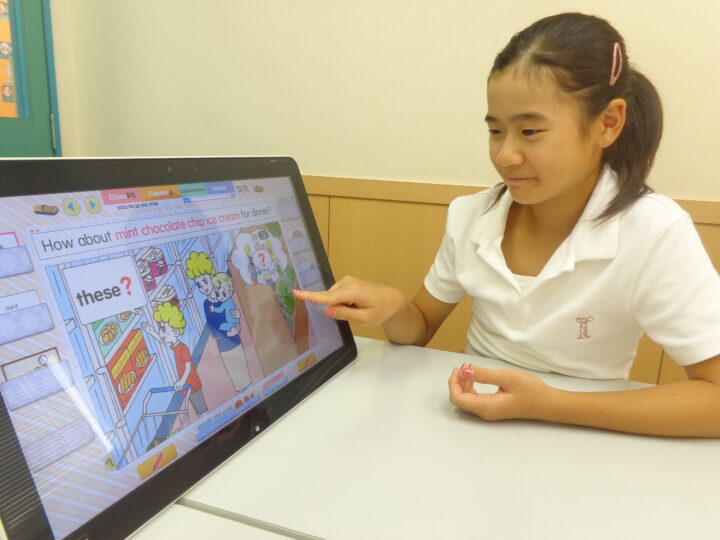 中学生も部活と両立しながら会話レッスン継続学習すばらしいです✿二子玉川校のこども英語・英会話教室アミティー