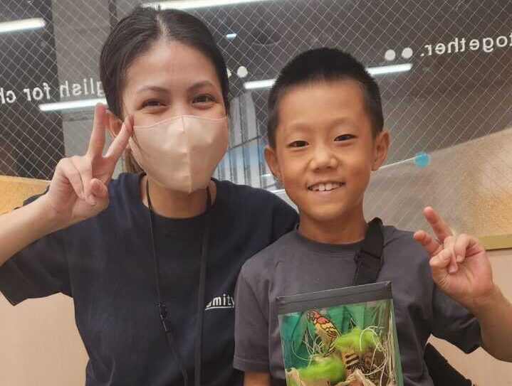 先生と！夏のスペシャルレッスン静岡駅南校のこども英語・英会話教室アミティー