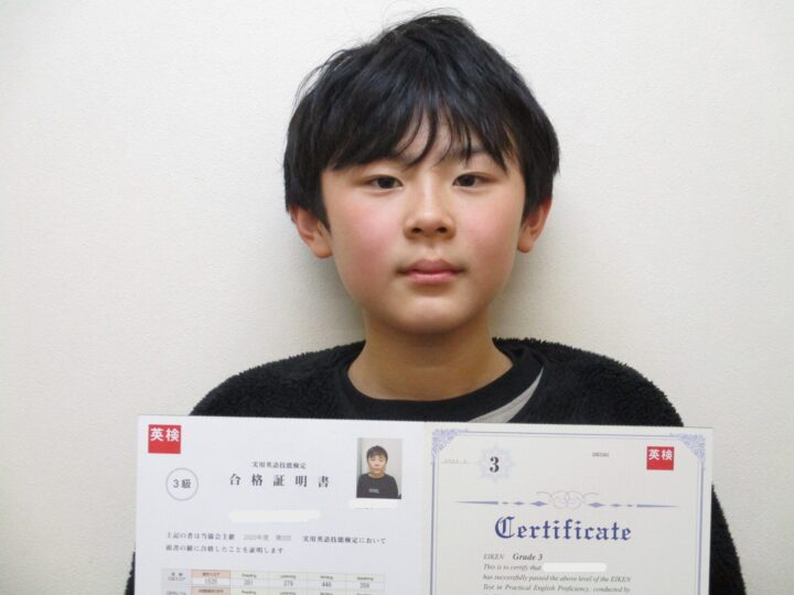 郡山校のHくん（小６）