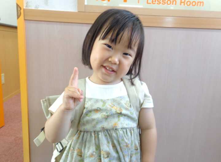 徳山校のMちゃん（3歳）