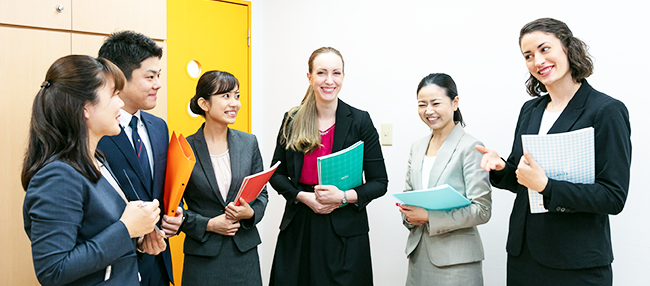 日本人教師と外国人教師を自由に選択